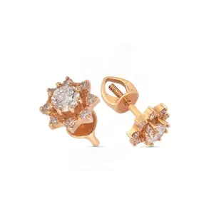 Серьги  золото CB28400226773 (Кристалл, Беларусь)