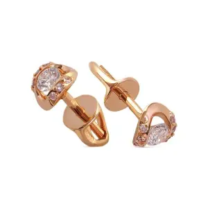 Серьги Кристалл золото CC12800226773 (Кристалл, Беларусь)