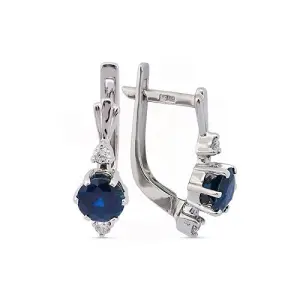 Серьги  золото CC91300226773 (Кристалл, Беларусь)