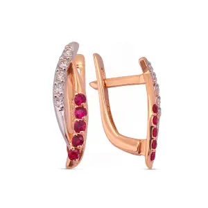 Серьги Кристалл золото CC98000226773 (Кристалл, Беларусь)