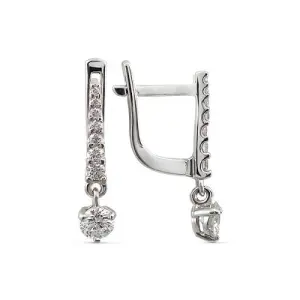 Серьги  золото CD87700226773 (Кристалл, Беларусь)