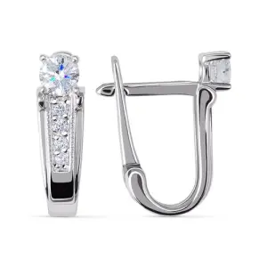 Серьги  золото CI02500226773 (Кристалл, Беларусь)