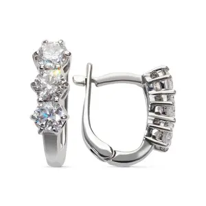 Серьги  золото CI08000226773 (Кристалл, Беларусь)