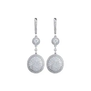 Серьги  золото CI34200226773 (Кристалл, Беларусь)