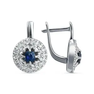Серьги Кристалл золото CJ31900226773 (Кристалл, Беларусь)