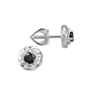Серьги Кристалл золото CL76200226773 (Кристалл, Беларусь)