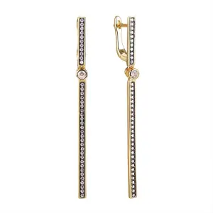 Серьги Fresh Jewellery серебро CZ-E00634-X-LB-W-X-W (Fresh Jewellery, Россия)