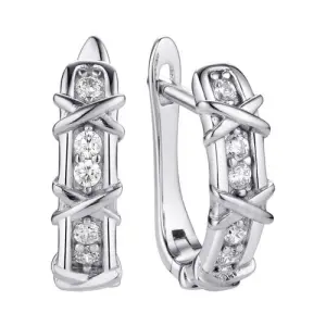 Серьги Fresh Jewellery серебро CZ-E01471-X-W-W-X-X (Fresh Jewellery, Россия)