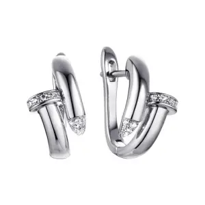 Серьги Fresh Jewellery серебро CZ-E02678-X-W-X-X-W (Fresh Jewellery, Россия)