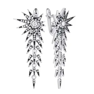 Серьги Fresh Jewellery серебро CZ-E02980-X-WB-W-X-W (Fresh Jewellery, Россия)