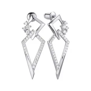 Серьги Fresh Jewellery серебро CZ-E03249-X-W-X-X-W (Fresh Jewellery, Россия)