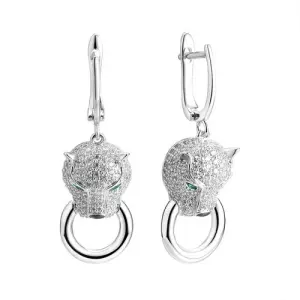 Серьги Fresh Jewellery серебро CZ-E04000-X-W-EM-B-W (Fresh Jewellery, Россия)