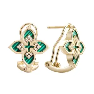 Серьги Fresh Jewellery серебро CZ-E04306-X-L-Mal-X-W (Fresh Jewellery, Россия)