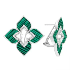 Серьги Fresh Jewellery серебро CZ-E04311-X-W-Mal-X-W (Fresh Jewellery, Россия)