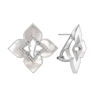 Серьги Fresh Jewellery серебро CZ-E04311-X-W-PN-X-W (Fresh Jewellery, Россия)