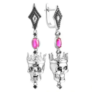 Серьги Fresh Jewellery серебро CZ-E06194-X-WB-R3-X-B (Fresh Jewellery, Россия)