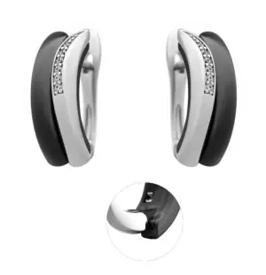 Серьги Fresh Jewellery серебро TC-E01724-B-W-X-X-W (Fresh Jewellery, Россия)