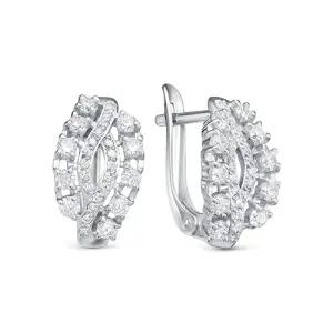Серьги Zlato серебро Z2-10005 (Zlato, Россия)