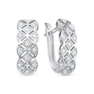 Серьги Zlato серебро Z2-10027 (Zlato, Россия)