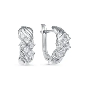 Серьги Zlato серебро Z2-10084 (Zlato, Россия)