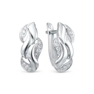 Серьги Zlato серебро Z2-10113 (Zlato, Россия)