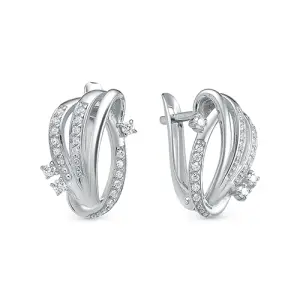 Серьги Zlato серебро Z2-10129 (Zlato, Россия)
