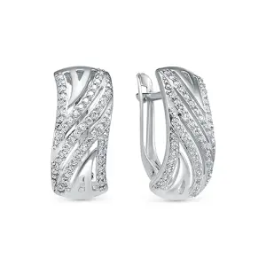 Серьги Zlato серебро Z2-10130 (Zlato, Россия)