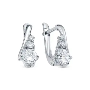 Серьги Zlato серебро Z2-10183 (Zlato, Россия)