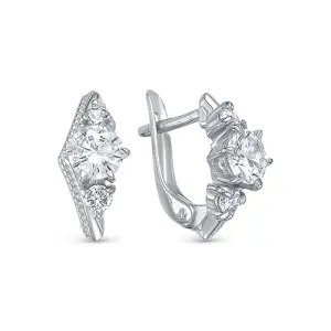Серьги Zlato серебро Z2-10184 (Zlato, Россия)