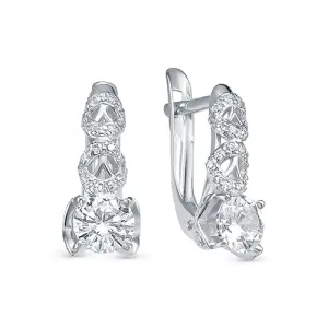 Серьги Zlato серебро Z2-10195 (Zlato, Россия)