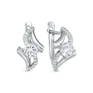 Серьги Zlato серебро Z2-10237 (Zlato, Россия)