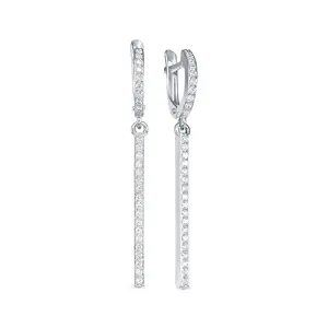 Серьги Zlato серебро Z2-10239 (Zlato, Россия)