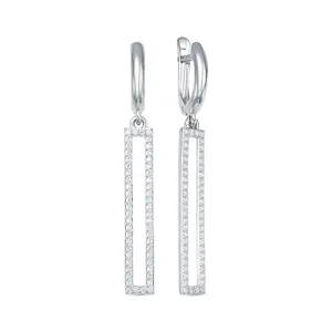 Серьги Zlato серебро Z2-10247 (Zlato, Россия)