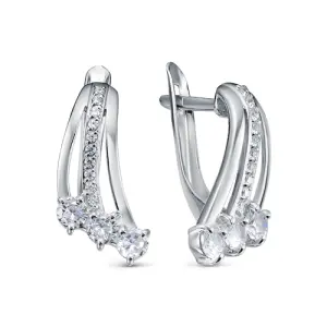 Серьги Zlato серебро Z2-10288 (Zlato, Россия)