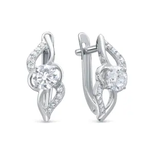 Серьги Zlato серебро Z2-10553 (Zlato, Россия)