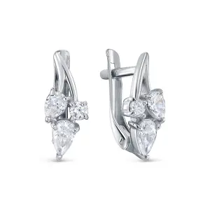 Серьги Zlato серебро Z2-10562 (Zlato, Россия)