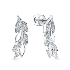 Серьги Zlato серебро Z2-10760 (Zlato, Россия)