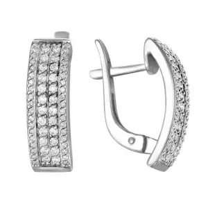Серьги Zlato серебро Z2-8479 (Zlato, Россия)
