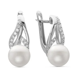 Серьги  серебро Z2-8513 (Zlato, Россия)