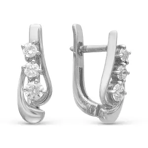 Серьги Zlato серебро Z2-8831 (Zlato, Россия)