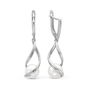 Серьги  серебро Z2-9123 (Zlato, Россия)