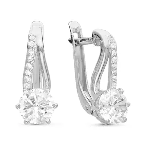 Серьги Zlato серебро Z2-9407 (Zlato, Россия)