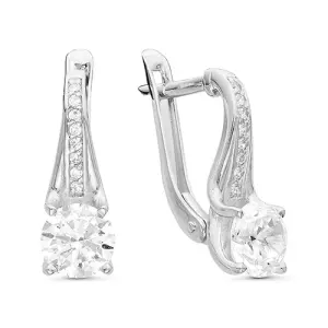 Серьги Zlato серебро Z2-9412 (Zlato, Россия)