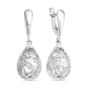 Серьги Zlato серебро Z2-9576 (Zlato, Россия)