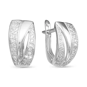 Серьги Zlato серебро Z2-9597 (Zlato, Россия)