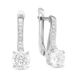 Серьги Zlato серебро Z2-9674 (Zlato, Россия)
