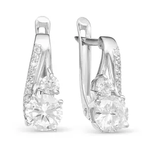 Серьги Zlato серебро Z2-9680 (Zlato, Россия)
