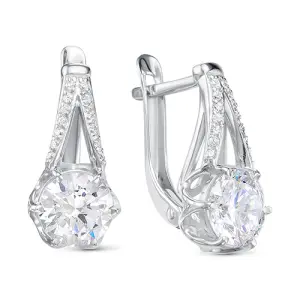 Серьги Zlato серебро Z2-9886 (Zlato, Россия)